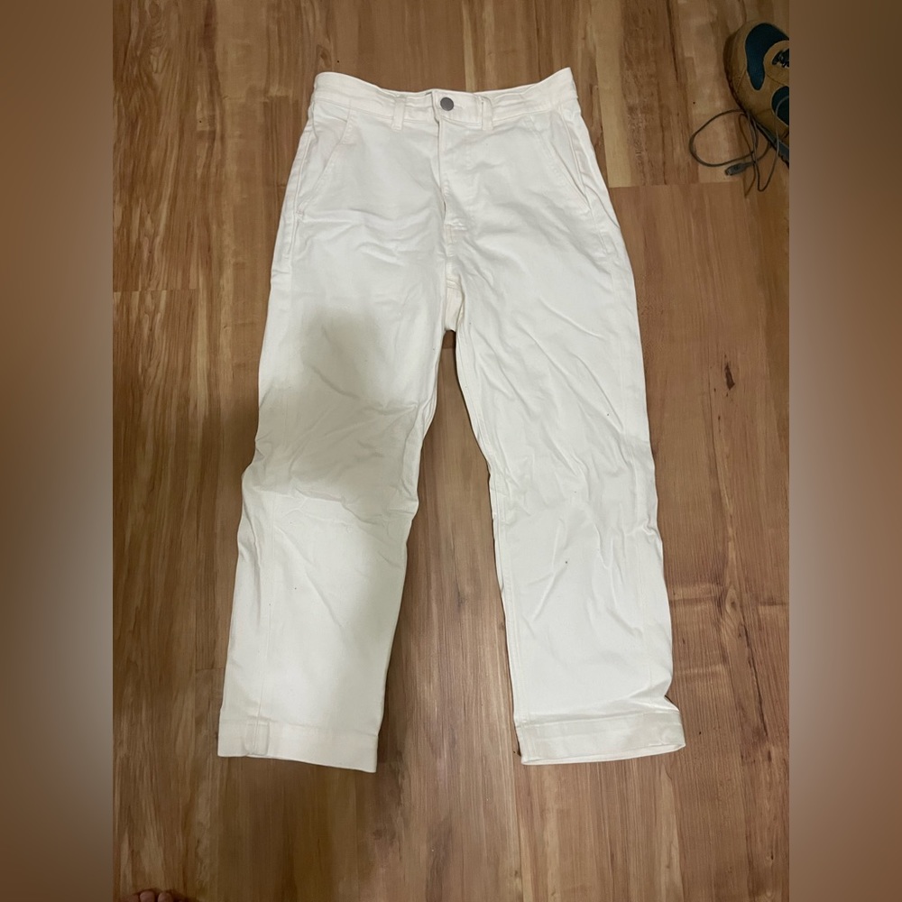 Everlane short straight leg pants